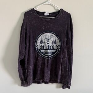 Pigeon Forge Long Sleeve Tee - Dark Gray